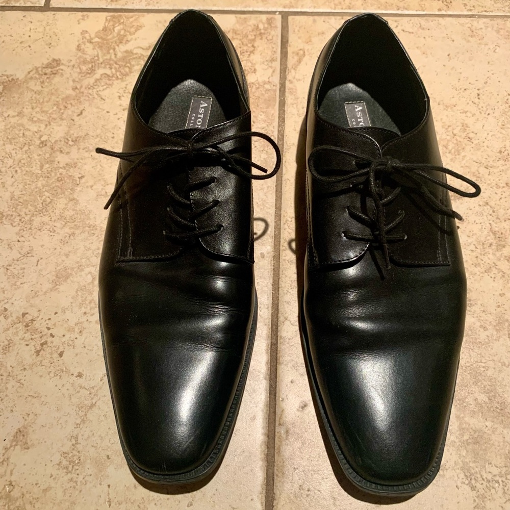 Aston Grey Collection Oxford Dress Shoes